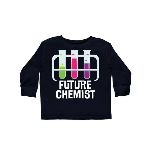 inktastic Future Chemist Girls Scientist Toddler Long Sleeve T-Shirt 